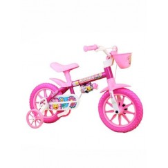 Bicicleta Infantil Nathor Feminina Flower Aro 12